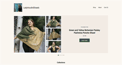 Desktop Screenshot of ladyhoudinishawls.com